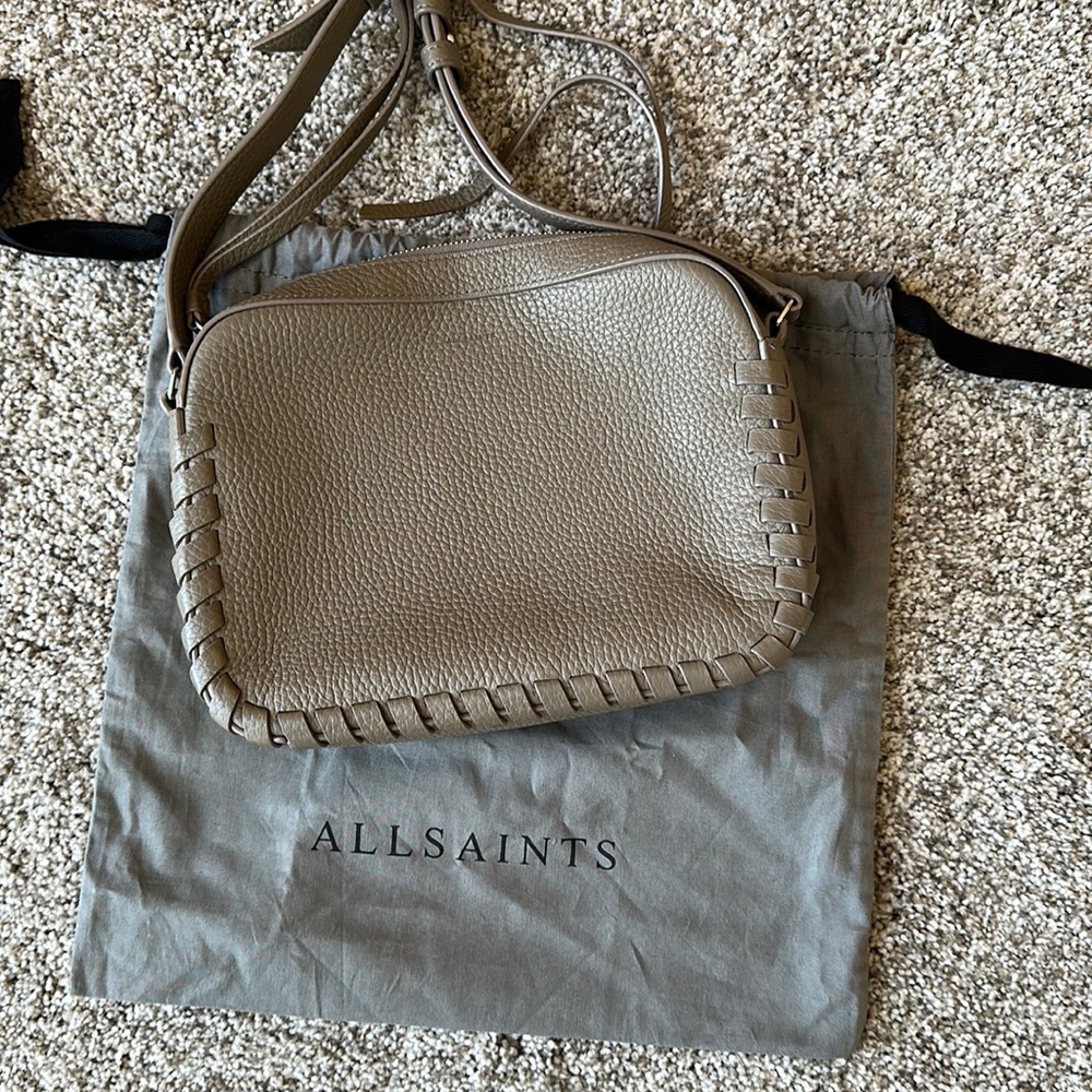 ALLSAINTS Kepi Mini Leather Crossbody